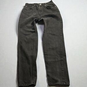 Vintage Jordache Basics‎ Black Jeans Mens 34x34 USA Made Straight Leg